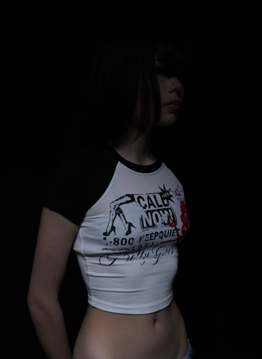 "Pretty Is Evil" Croptop