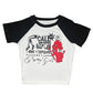 "Pretty Is Evil" Croptop