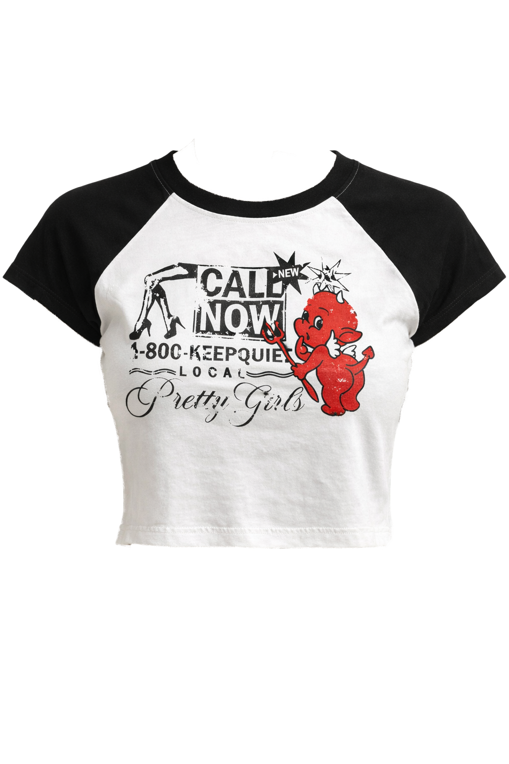 "Pretty Is Evil" Croptop